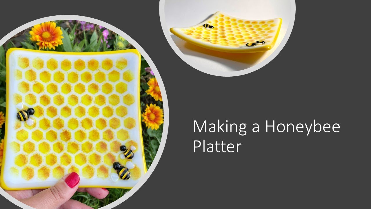 Fused Glass Project - Making the Bees Knees Honeybee Platter