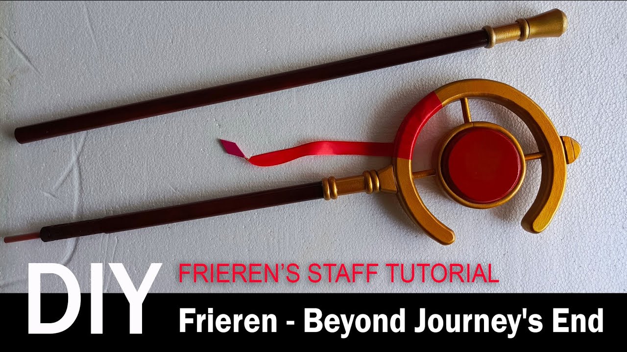 Frieren Staff DIY Tutorial -  Frieren: Beyond Journey's End cosplay prop