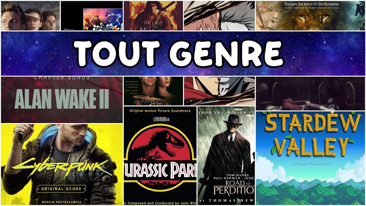 BLINDTEST - TOUT GENRE (FILMS, JEUX-VIDÉO, ANIME, DISNEY...) - 45 extraits (music quiz)