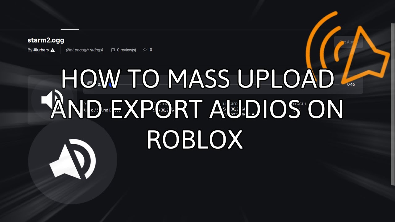 mass upload / export tutorial