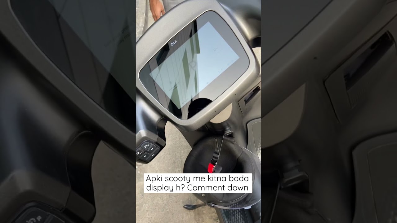 Ola electric touch screen display | ola electric test drive #electricscooter #testdrive #india #ola