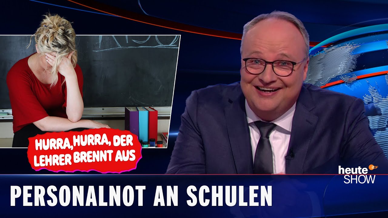 Größere Klassen, weniger Teilzeit, mehr Arbeit – Lehrermangel gelöst! | heute-show vom 03.02.2023