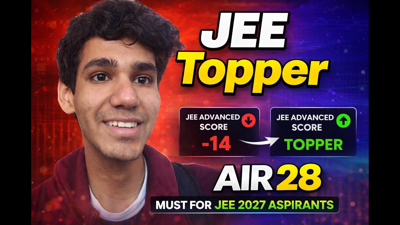 IIT JEE Tips from AIR 28 🔥 | Comeback