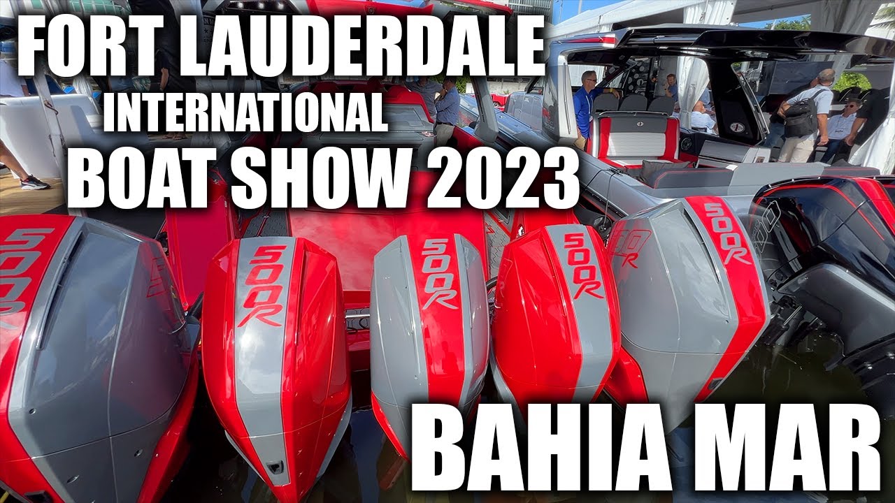 Fort Lauderdale Boat Show 2023 | Bahia-Mar |Full Walk-through! Amazing Boats and Yachts