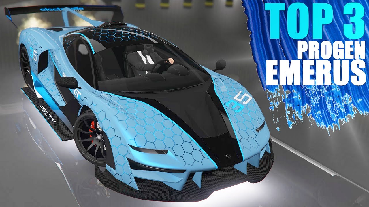 Progen Emerus | Best TOP 3 Customization Paint Job Guide - GTA ONLINE (LMC #2)