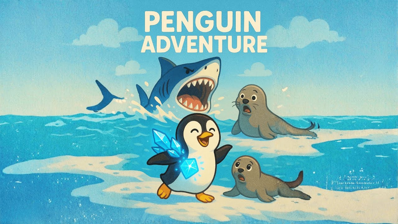 Penguin Adventure: A Small Hero on the Ice