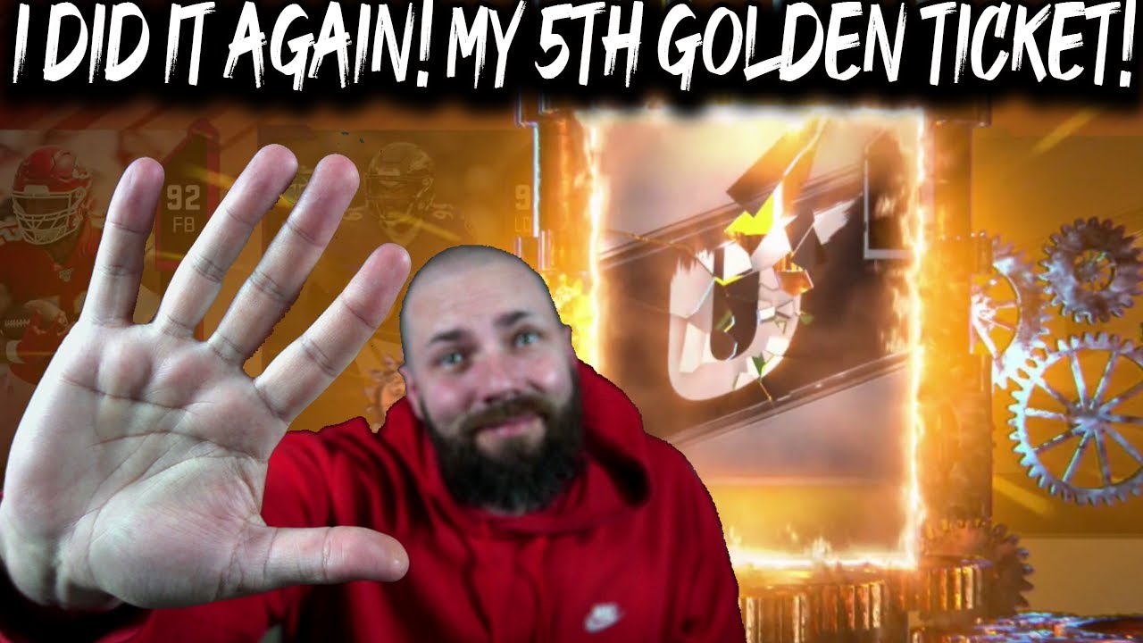 Я СДЕЛАЛ ЭТО СНОВА! МОЙ 5-Й GOLDEN TICKET! [MADDEN 20 ULTIMATE TEAM]