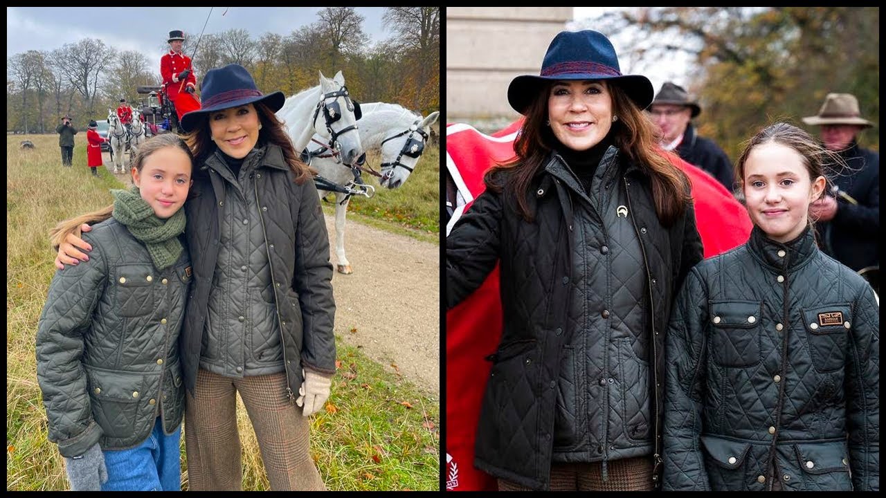 PRINCESS MARY'S DAUGHTER JOSEPHINE LOOKS JUST LIKE HER MUM AS THE DUO STEP OUT FOR SPECIAL EVENT