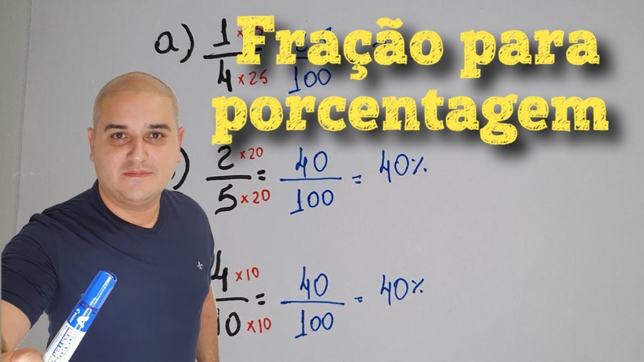Transformar fra&ccedil;&atilde;o em porcentagem
