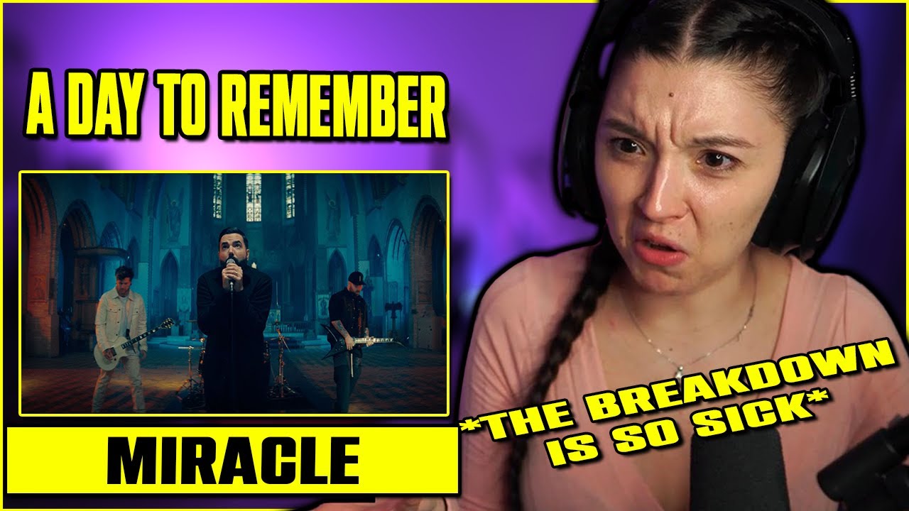 A Day To Remember: Miracle | FIRST TIME REACTION