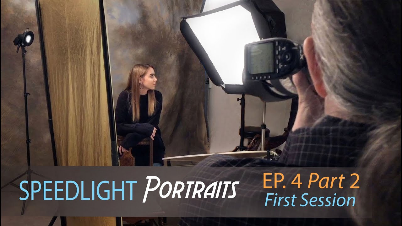 Speedlight Portraits in the Studio / Featuring the Godox V1! EPISODE 4/ Part 2