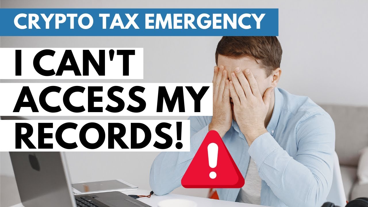 I can't access my crypto exchange to get my tax information! What do I do?