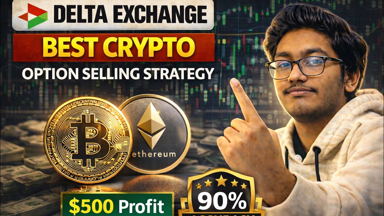 Best Crypto Option Selling Strategy for Beginners | Delta Exchange #deltaexchangeindia