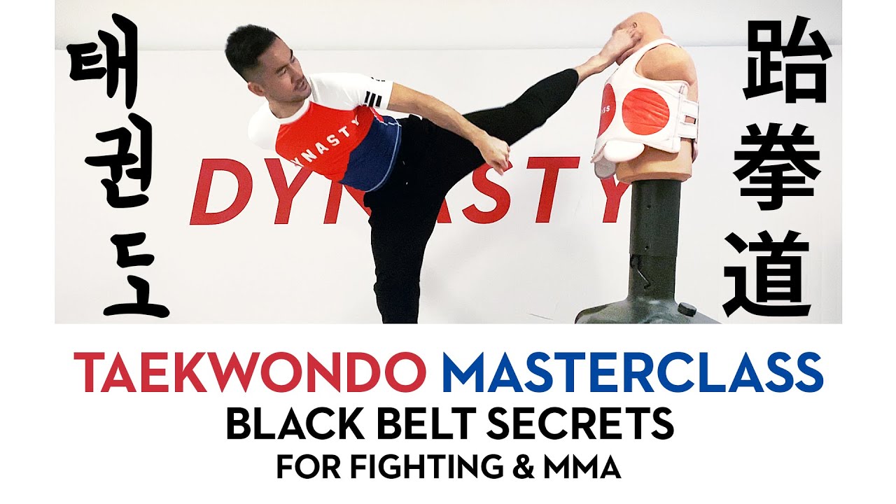 Taekwondo Kicks For Fighting & MMA Masterclass (TKD Black Belt Secrets) 태권도 跆拳道