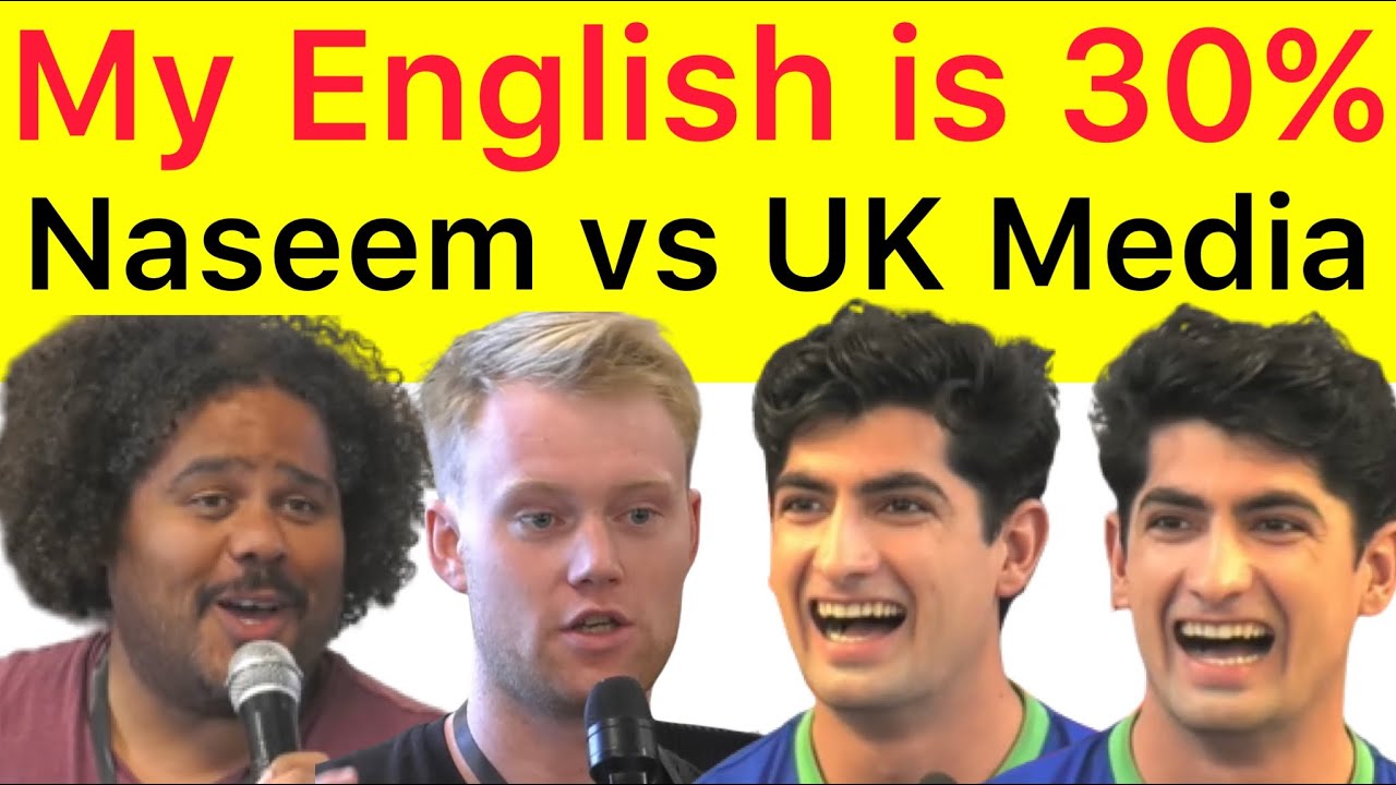 My English is 30% | Naseem shah face UK journalist before 1st Test Pak vs England