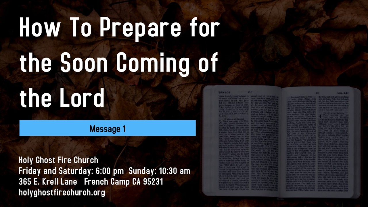 Holy Ghost Fire Church Live