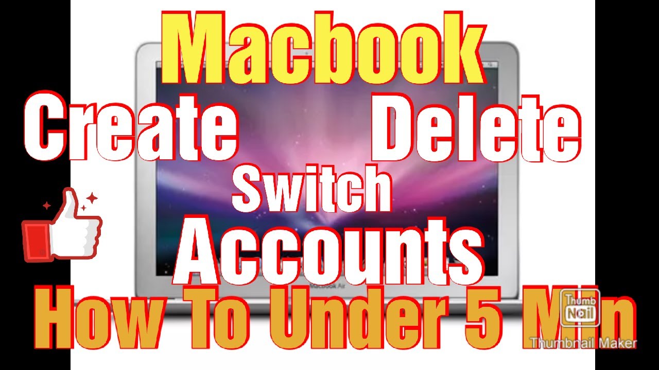 How to Setup, Create and Delete a New User Account On Mac in UNDER 5Min
