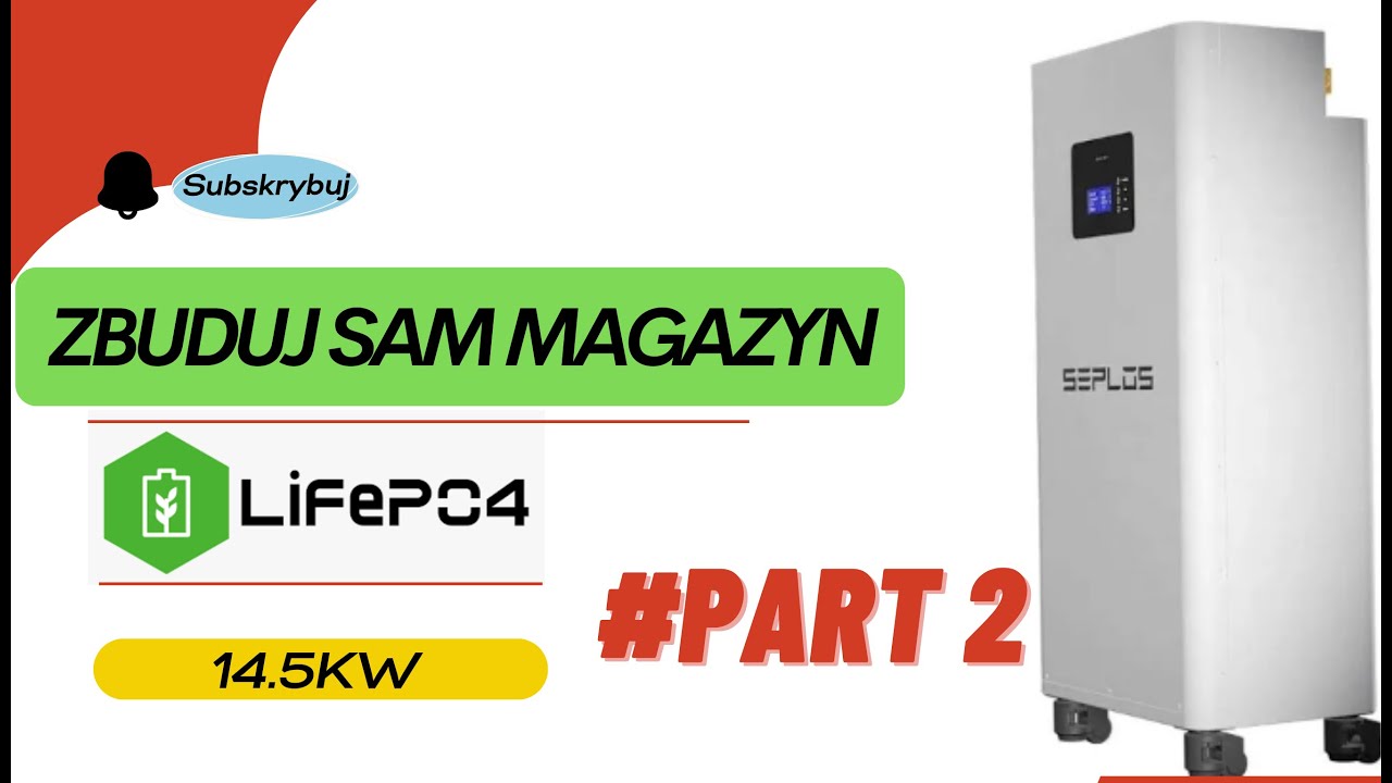 Budowa Magazynu LiFePo4 14KWh 280A Gotowa obudowa SEPLOS E10 2.0 bluetooth #Part 2