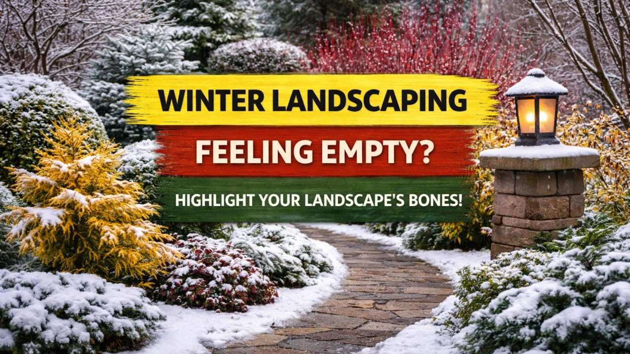 Winter Landscaping Feeling Empty? Highlight Your Landscape&rsquo;s Bones! 🦴