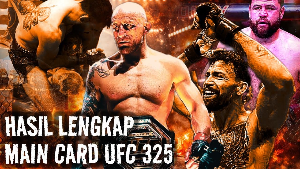Результаты UFC 325: Когда все ветераны пали, только Волкановски остался на ногах.