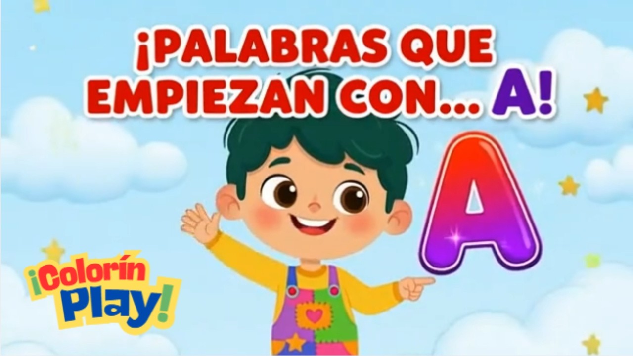 ¡La Canción de la A! | Aprende las Vocales Bailando con Colorín 🎶Canción infantil |Aprender jugando