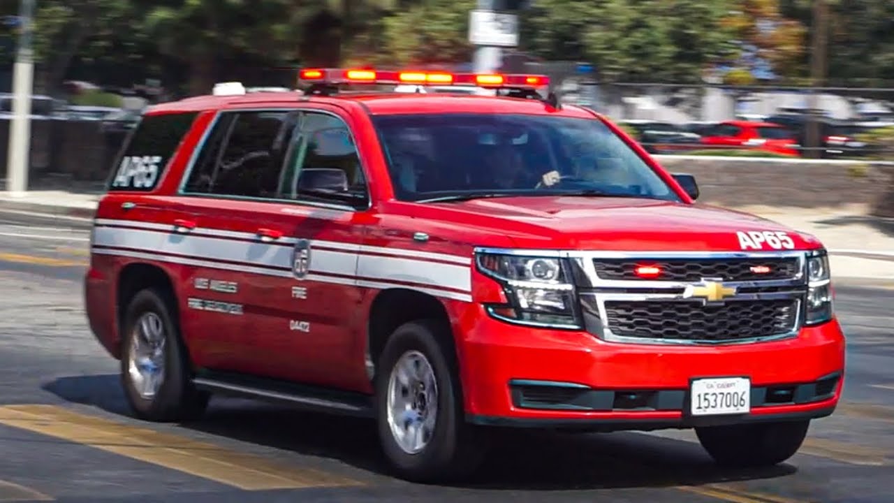 LAFD AP 65, Engine 65, Rescue 65, Engine 264, Truck 64 & Rescue 64