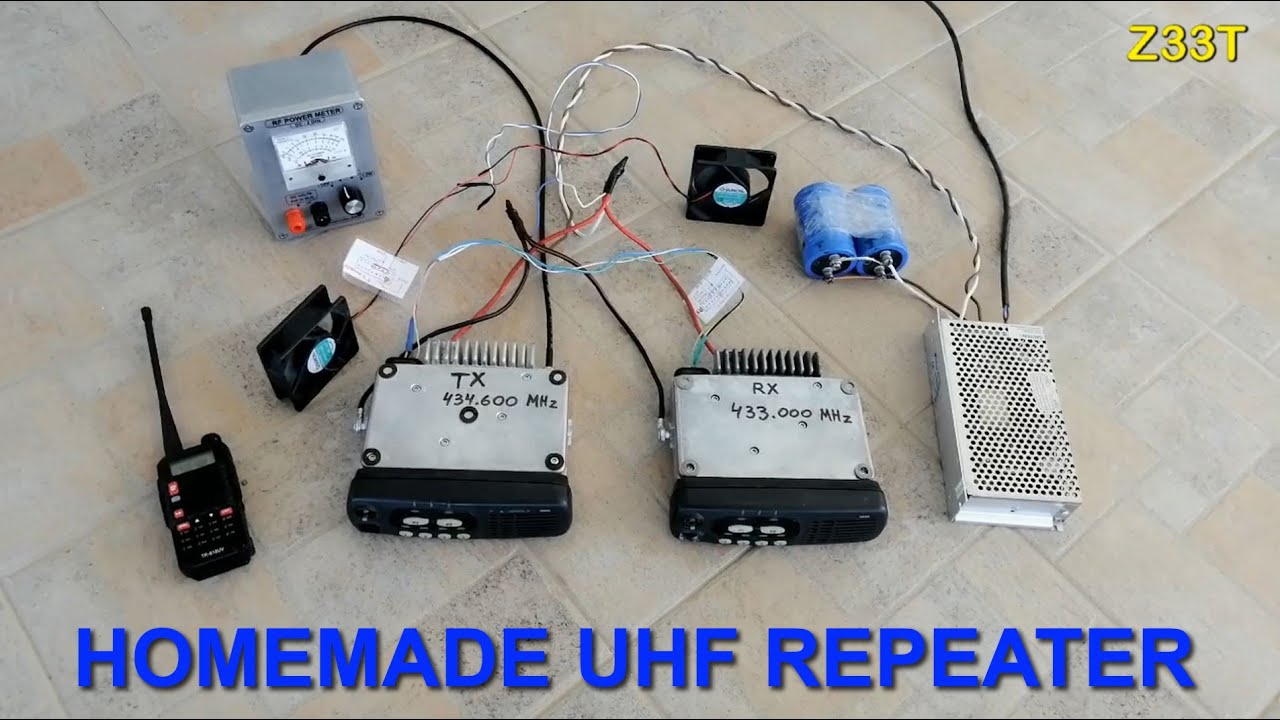 How to make an Excellent and Cheap UHF REPEATER with 2x Motorola GM340