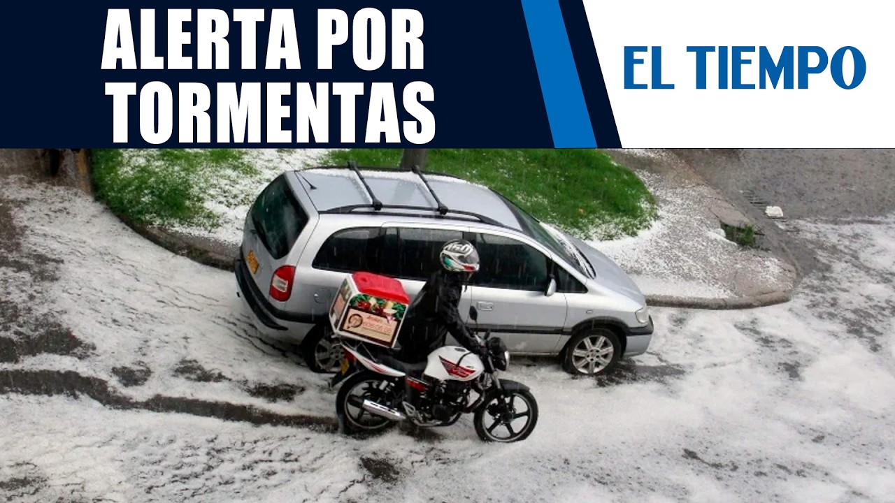 Bogotá bajo lluvias y granizo así avanza la temporada invernal | EL TIEMPO