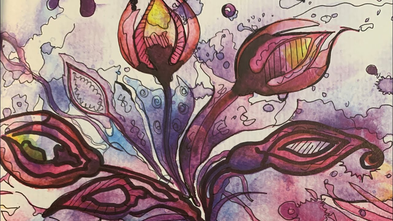 В понедельник разнообразьте свой досуг… попробуйте обратное раскрашивание… это отличная техника д...