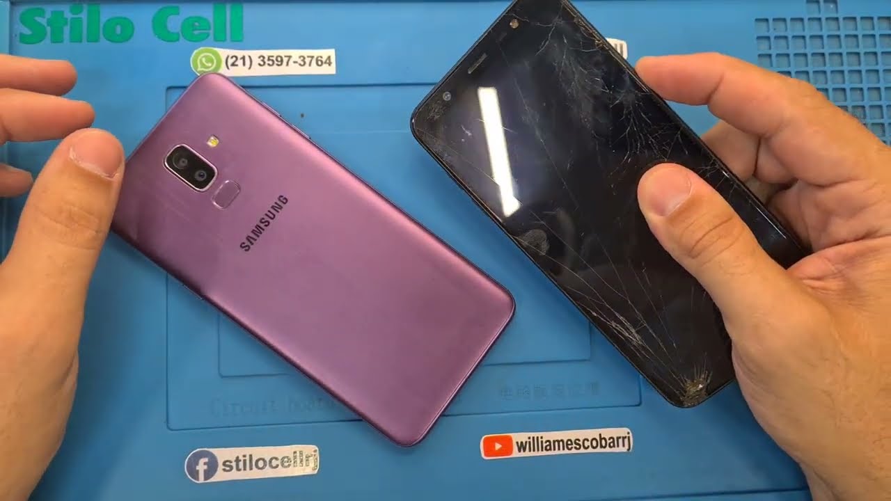 Samsung J8 Troca do frontal