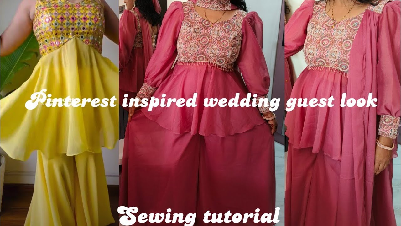 Ethnic plazzo set for this wedding season |wedding guest outfit| pinterest inspo