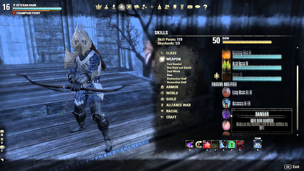 Stamina Nightblade Build for Imperial City Update