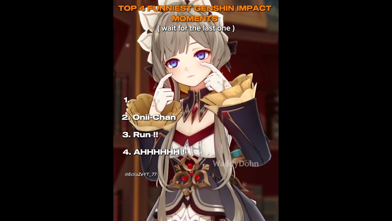 Top 4 Funniest Genshin Impact Moments |#viral #anime #memes #genshinimpact #trending #shorts #funny