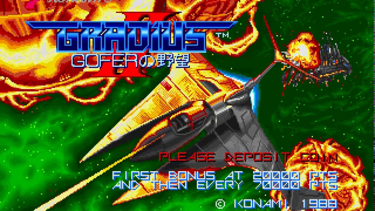 Gradius II Arcade - 2 Loop Clear on Very Hard