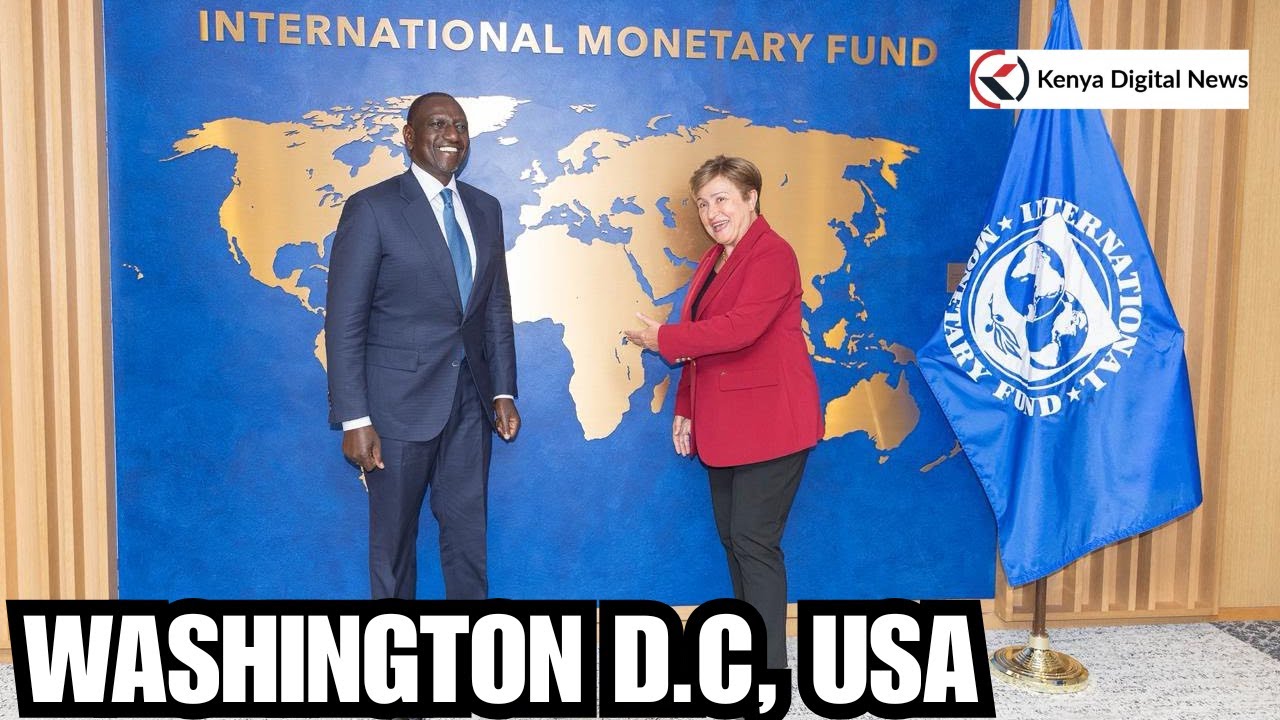 President Ruto holds talks with Managing Director of the IMF Kristalina Georgieva in Washington, D C