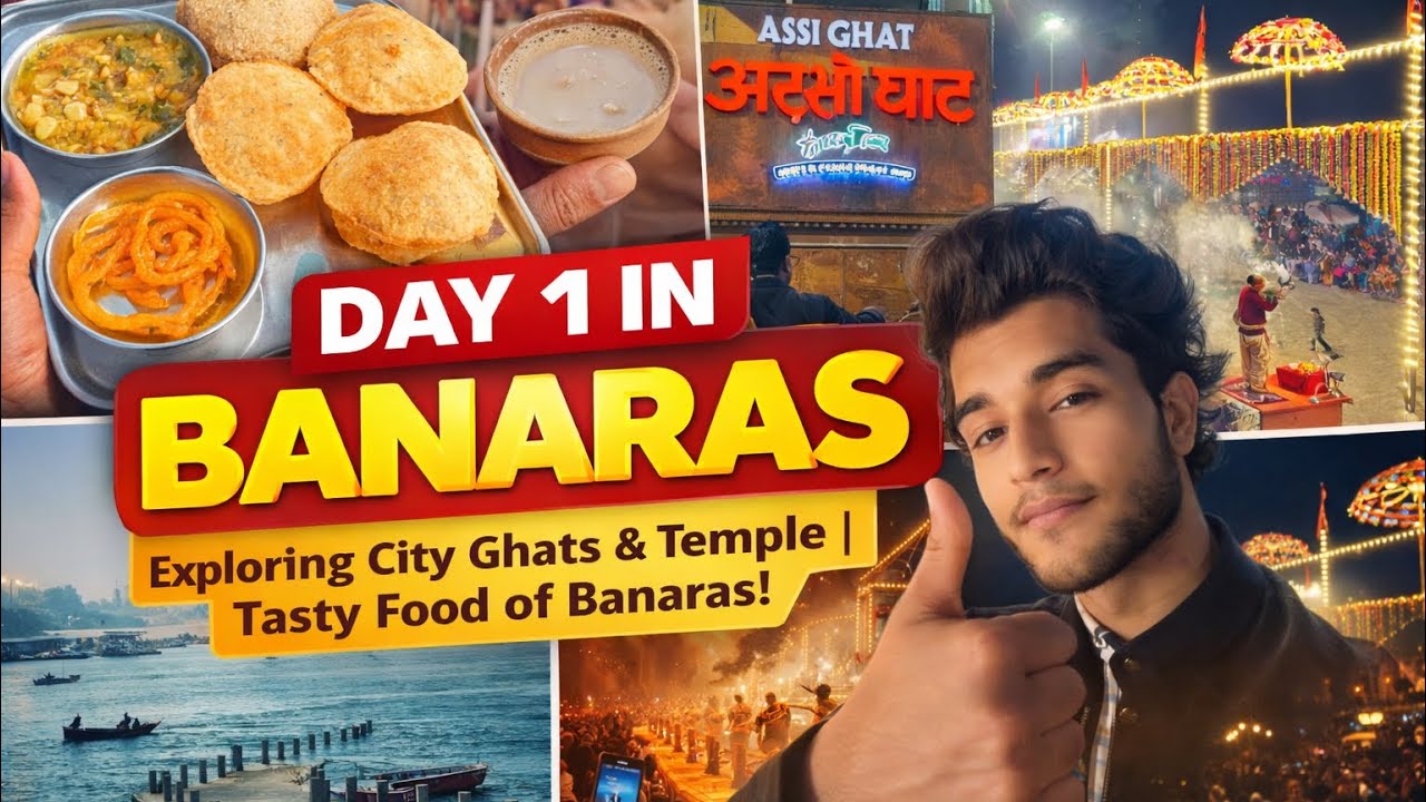 The Oldest City Kashi - Banaras - Varanasi 🔱❤️Day 1 In banaras exploring temples 😍