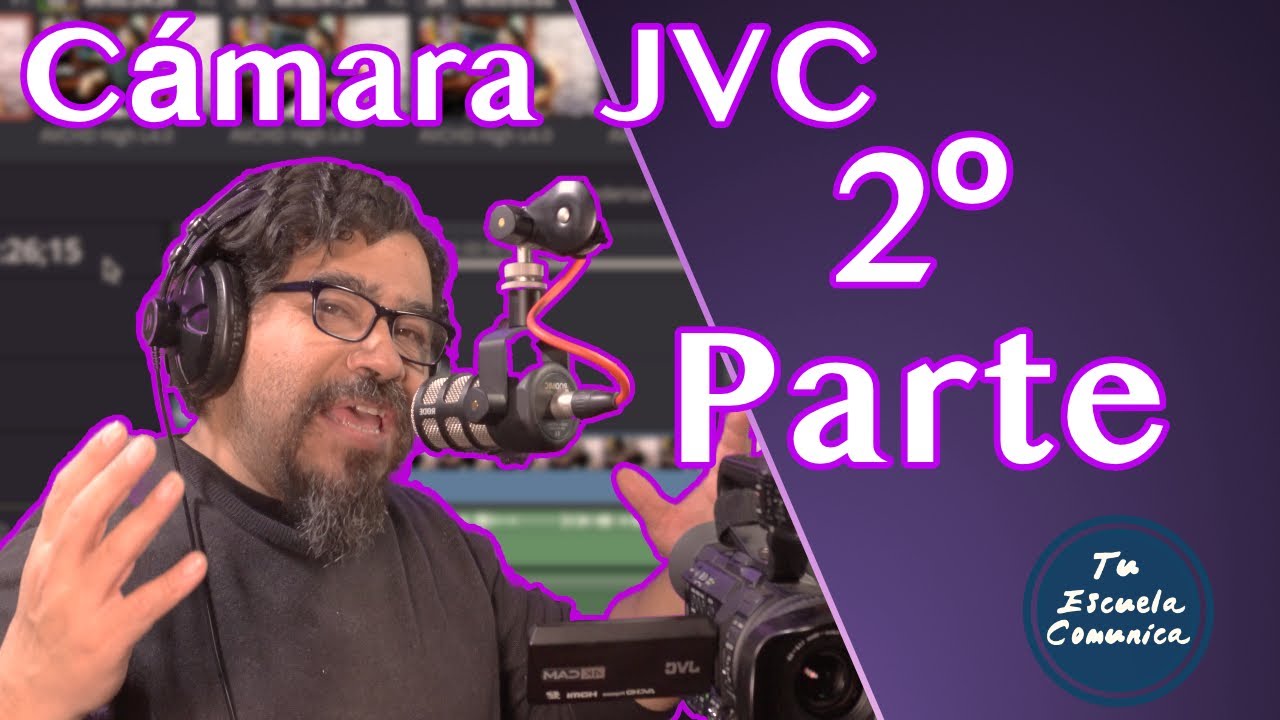 Guía completa del menú Función Cámara 🎥 JVC GY-HM170