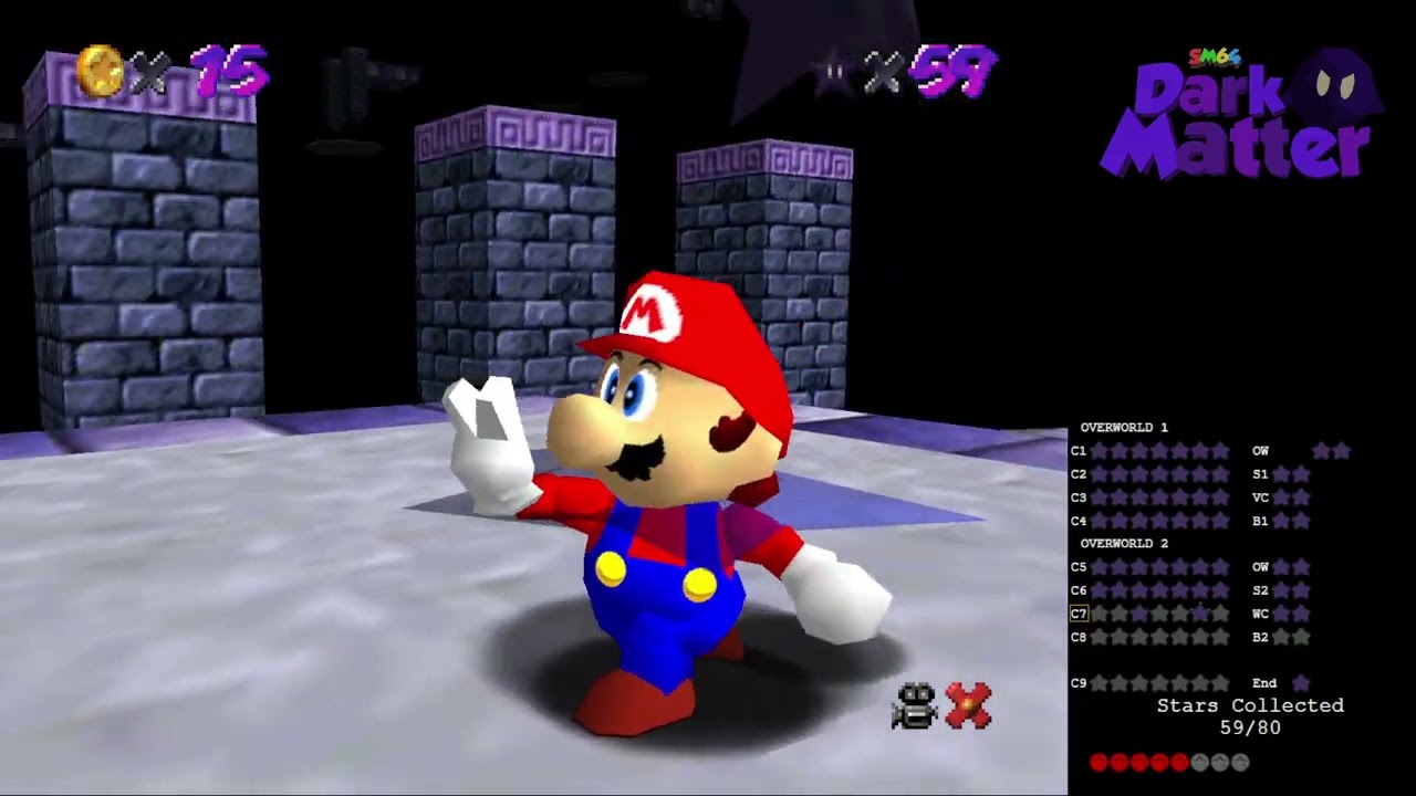 SM64 Dark Matter #12 ⭐ Course 7: Twilight Temple