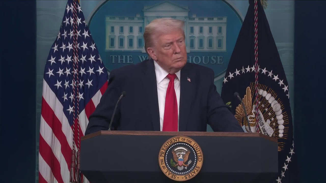 LIVE: President Donald Trump to participate in White House briefing