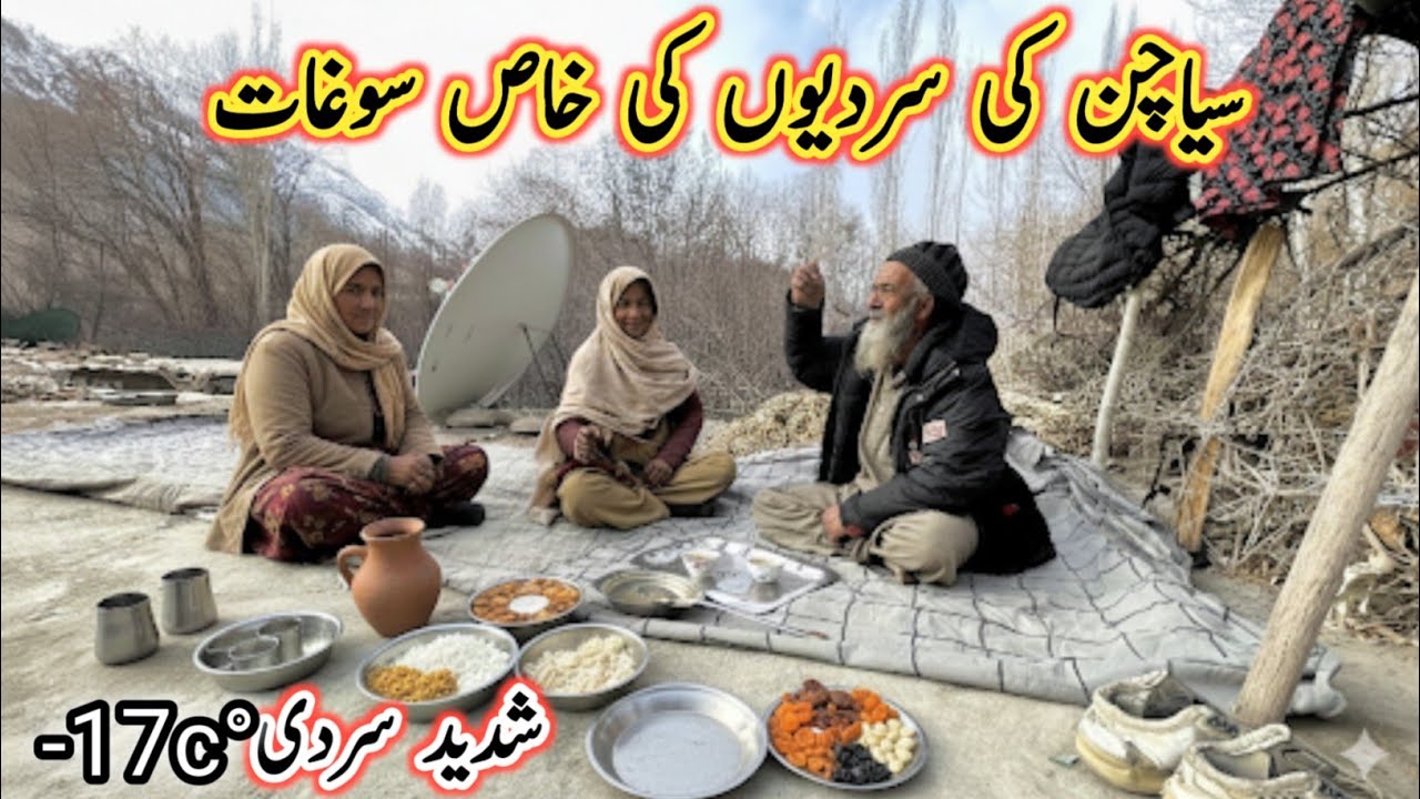 A Day in the Life of a Family in the Coldest Village | Peaceful and Natural Views of my Village 