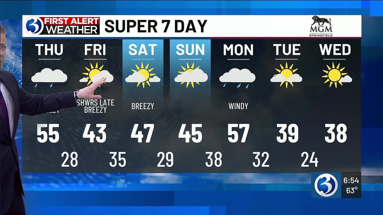 Дополнительный выпуск прогноза погоды First Alert от 11.03.26, сегмент №4