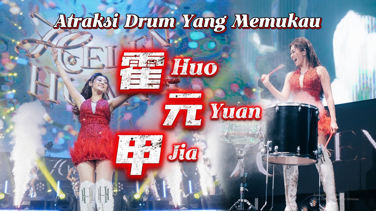 JAY CHOU Hardest Song !! Huo Yuan Jia 霍元甲 - Helen Huang Drum Show LIVE
