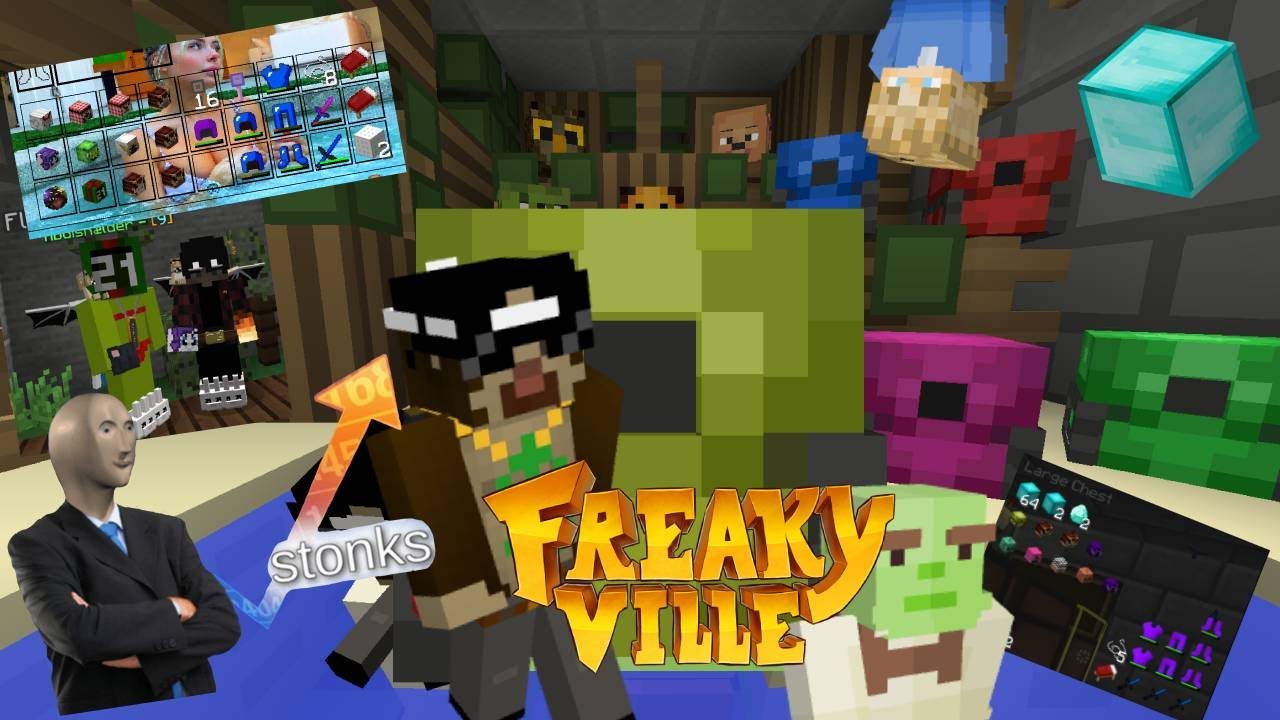 Freakyville prison stonks montage#1 Heads! Leg gear!