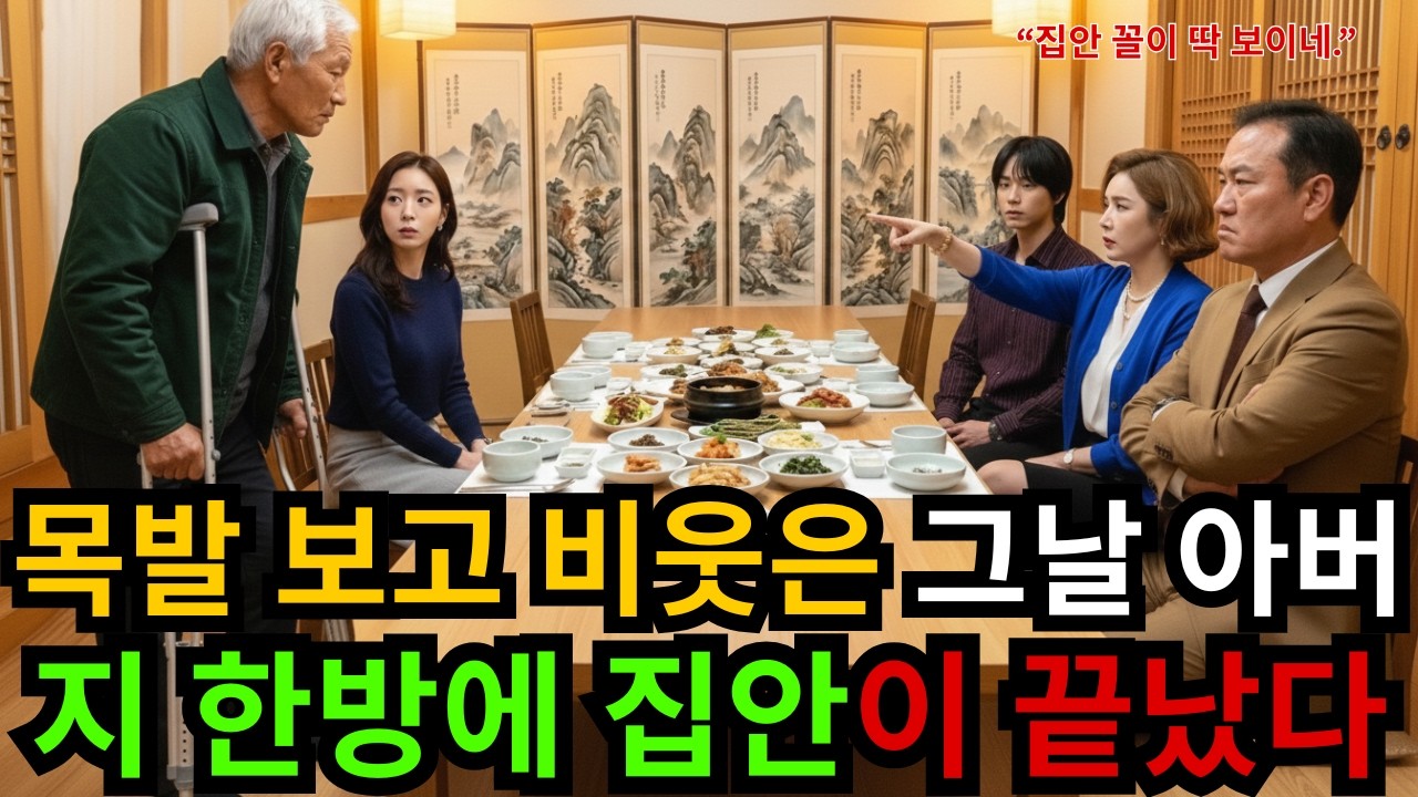 목발 짚고 상견례 갔다가… 재벌회장이 딸을 지키는 방식!