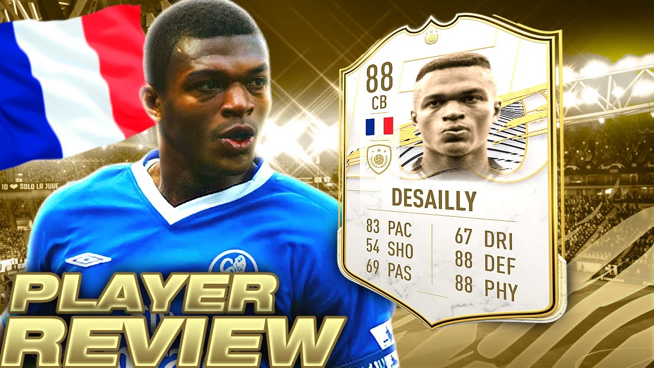 SWITCH HIM TO CB IN GAME! MID ICON 88 DESAILLY PLAYER REVIEW - FIFA 21 ULTIMATE TEAM