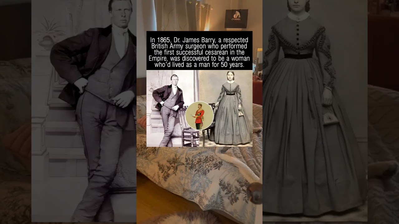 😱🤯In 1865, Dr. James Barry, a respected British Army surgeon who performed the first,❤️🥹#shorts