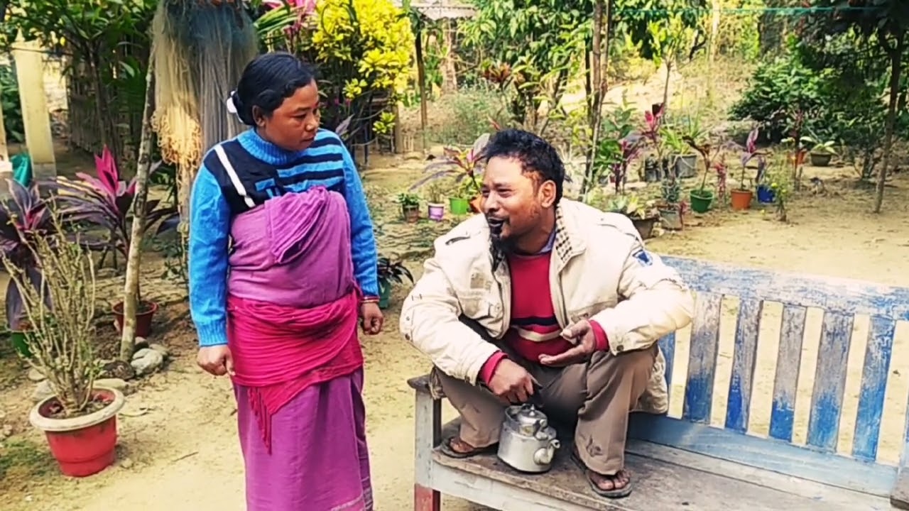 Assamese Funny COMEDY  খং খং বুঢ়া বুঢ়ীৰ কাজিয়া