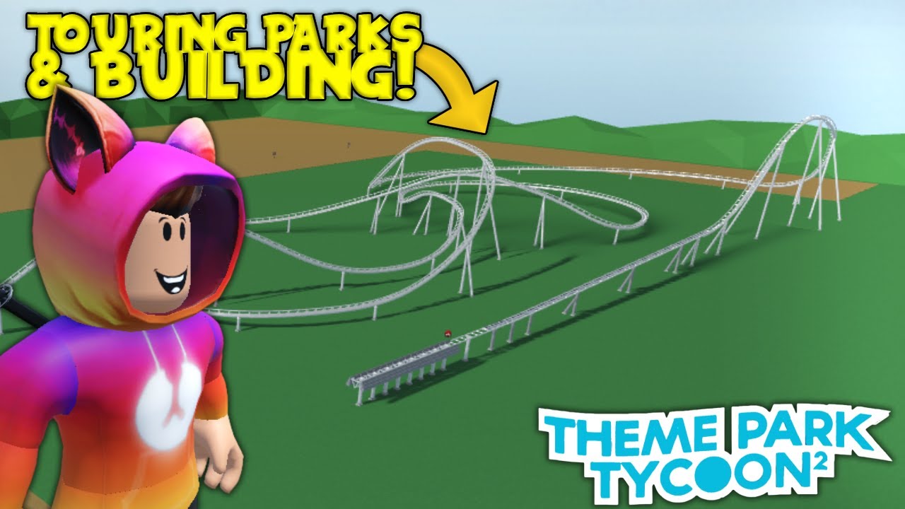 TOURING YOUR PARKS & BUILDING IN THEME PARK TYCOON 2! 🎢 | #3 | [LIVE 🔴]