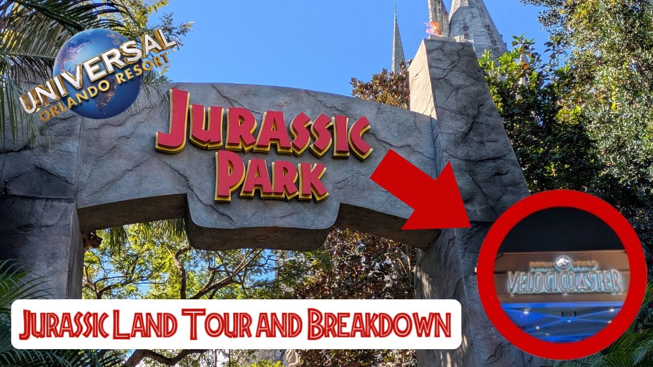 Jurassic Park Island at Universal Studios Tour/Easter Egg Breakdown