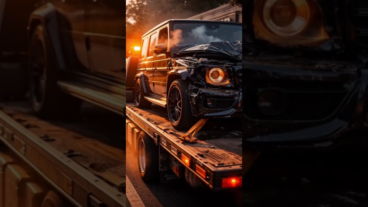 Mercedes G63 getting life after accident 